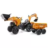 FALK 997W Ohišje CE 580 Super N pedalni traktor oranžne barve