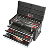 KS Tools sanduk za alat sa 1/4+1/2 CHROMEplus i GEARplus univerzalnim setom alata, 99-delni 918.0100