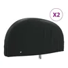 vidaXL Prevleka za kolo 2 kosa 200x70x110 cm 190T oxford blago