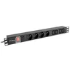 Lanberg Napajalna letev Rack PDU 19, 4x poljska + 4x IEC C13 vtičnica
