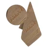 Frotirna brisača Linie collection z vezenino Grandfather - Brisača - 50x100 cm - rjava