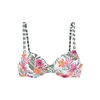 VENICE BEACH Bikini zgornji del Summer zelena/roza/bela