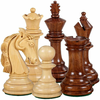 Šahovske figure Colombian Acacia/Boxwood 4