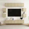 10-dijelni set TV ormarića boja hrasta sonome konstruirano drvo