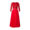 Swing Cocktail obleka 5AH21600 Rdeča Regular Fit