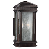 Elstead Lighting Elstead Federal Zunanja majhna stenska svetilka z 2 lučkami, bronasta, IP44, E14, (22099811)