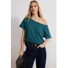 Trendyol Milla Ženska majica TWOSS20TS0140, Zelena