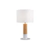 Stona lampa CARROL 1xE27/40W/230V bela/braon