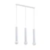 Luster na sajli TWISTER 3xE27/60W/230V bela
