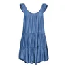 ONLY Obleka ONLPEMA moder denim