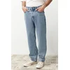 Trendyol Blue Baggy Fit Jeans Loose Denim Trousers
