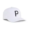 Mens Puma Heritage P Tech Golf Cap, White, Size Adult, Accessories