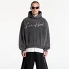Mikina Fear Of God 26 Classic Fit Half Raglan Hoodie Off Black XXL