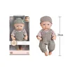 Cute Babies: Lutka dojenček v kariranih hlačah – deček, 28 cm