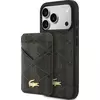 Lacoste PVC Blend MagSafe zadnji pokrov + denarnica za iPhone 17 Pro Max rjav