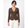 MixRay Bluza Blusen temno rjava
