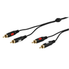 VIVANCO Cinch povezava stereo, 1,5m 1,5m 46010 2CINCHST/2CINSCHST. ZLATO