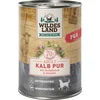 Wildes Land Mokra pasja hrana - čista teletina z oljem žafranike - 400 g