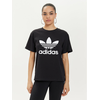 adidas Majica Trefoil IR9533 Črna Regular Fit