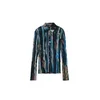 Desigual Bluza modra/svetlo rumena/temno zelena/bordo