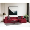 Atelier del Sofa Ugaona garnitura Lego 100x76x300cm Crvena