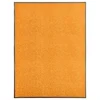 vidaXL Pralni predpražnik oranžen 90x120 cm