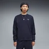 PUMA Essentials Elevated Relaxed Material Crew Sweatshirt Men, Clothing, Navy, S