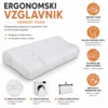 Malatec Ergonomski vzglavnik Memory Foam za spanje na boku in hrbtu