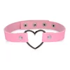 Master Series Sweet Heart Chrome Heart Pink Choker Pink