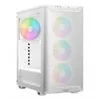 BeQuiet! PURE BASE 501 LX White, Four pre-installed Light Wings LX PWM 140mm fans, ARGB controller and ARGB-PWM hub for 6 fans, Ready for water cooling radiators up to 360mm , BGW79
