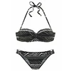 BRUNO BANANI Bügel-Bandeau-Bikini, zelena