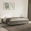 Madrac s džepičastim oprugama srednje tvrdoće svjetlosivi 193x203x20 cm baršun