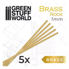 Round Brass Rods 1,5mm PACKx5