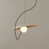 Milan Iluminación Milan Žična viseča svetilka O 38 cm v barvi norke - Dnevna soba/jedilnica - Dizajn - v barvi norke (NCS S2005-Y10R), siva, opalna - Kovina