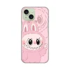 Silikonska maska za iPhone 15 6.1 Print, La Bubu, Roze