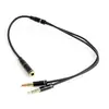 CCA-418M Gembird 3.5mm Headphone Mic Audio Y Splitter Cable Female to 2x3.5mm Male adapter, Metal
