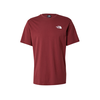 THE NORTH FACE Majica REDBOX temno siva/ognjeno rdeča/bela