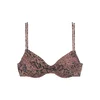 LASCANA Bikini zgornji del rjava/črna