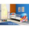 Deciji krevet ACMA II 180x80 + dusek 6 cm WHITE28