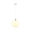 Globo 15548H1W - Luster na sajli MAXY 1xE27/60W/230V prečnik 29 cm bela