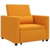 Sofa na razvlačenje Singl Tamnožuta 90 x 165 x 87 cm tkanina
