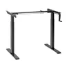 MASTER Noge za sto kancelarijski ergonomski 100x160x75cm N08-22D crne