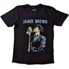 James Brown Majica Holding Mic Unisex Black L