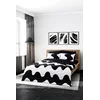 Lessentiel Maison Set posteljina Flow, 200 x 220 cm, Crna