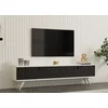 Hanah home TV Komoda Alberi Antracit-Bela
