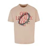 Mens T-Shirt God Loyalty Love Oversize Cream