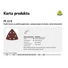 KLINGSPOR SAMOLEPILNI ABRASIVNI DISK TRIKOTNI 96mm PS22K gr.100 GLS15 50kos.