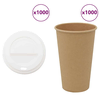 papirnate šalice za kavu s poklopcima 1000 kom 16 oz 400 ml