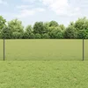 Zavarena žičana ograda s postom 50 x 0,6 m Siva Mreža