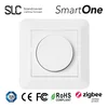 The Light Group SLC SmartOne AC stensko zatemnilno stikalo 250W ZigBee - bela - Plastika